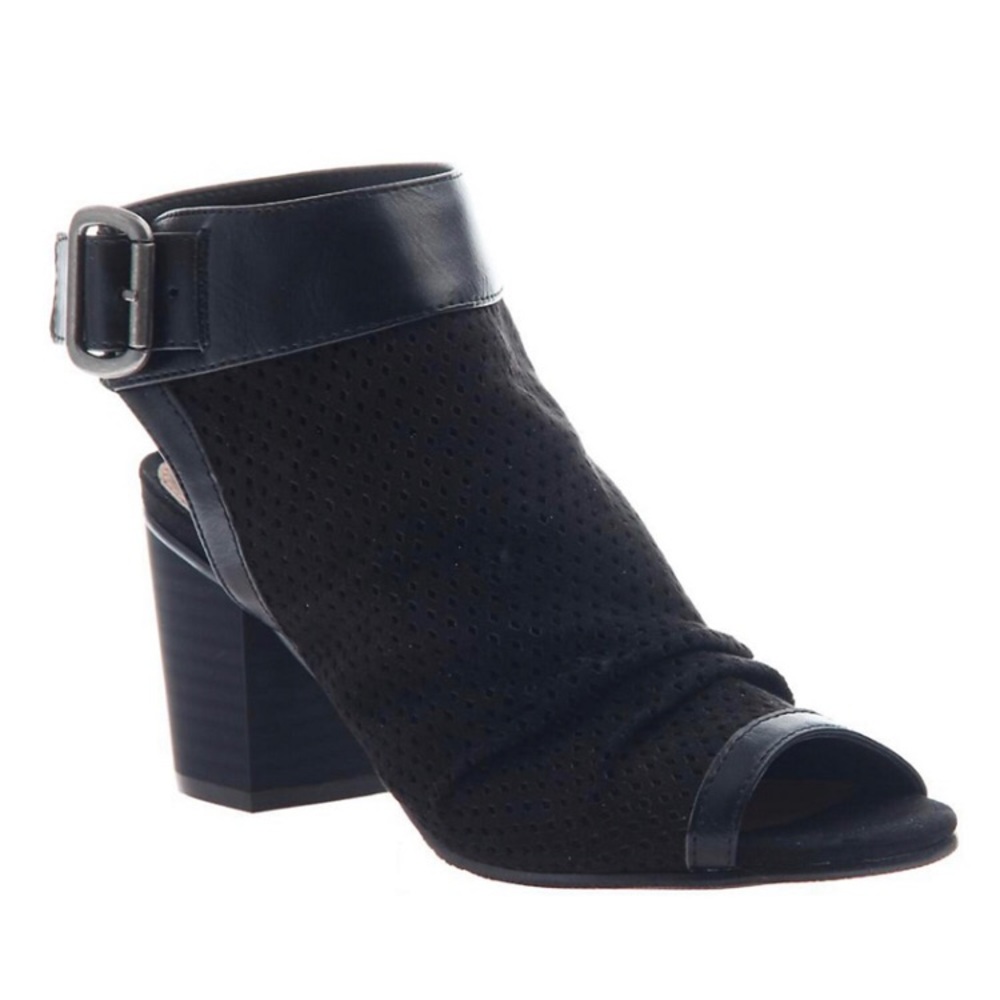 Madeline girl sassitude perforated heeled sandals